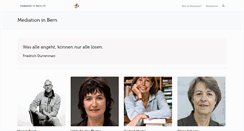 Desktop Screenshot of mediation-in-bern.ch